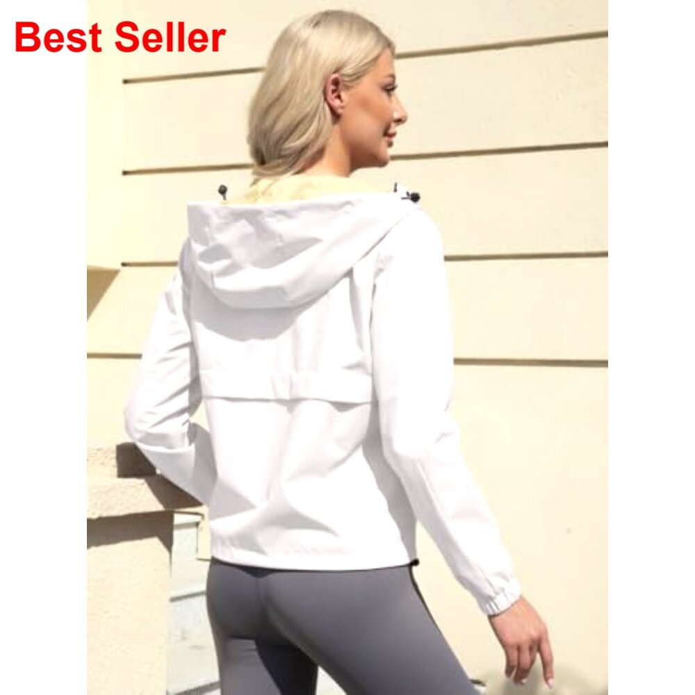 Waterproof Reversible Rain Jacket Lightweight Pac… - image 5